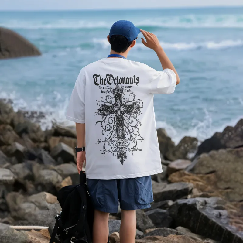 Small Columns Under The Sea T Shirt Unisex-4