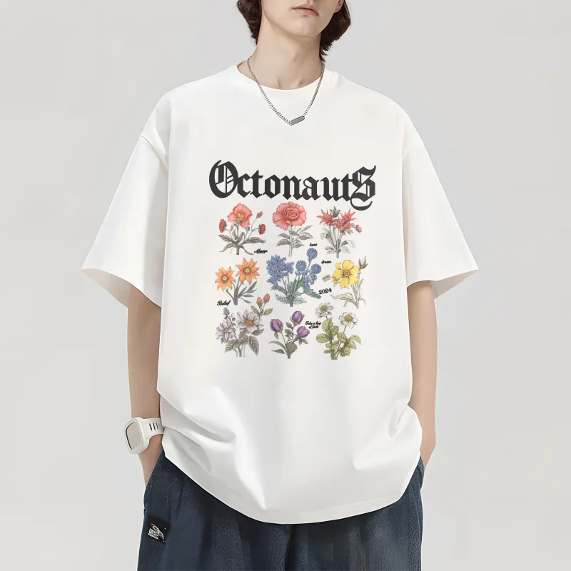 Small Columns Under The Sea T Shirt Unisex White-2