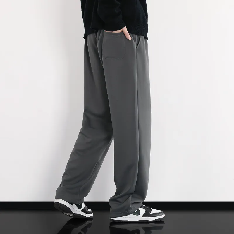 Small Columns Under The Sea Knitted Sports Pants Unisex-11
