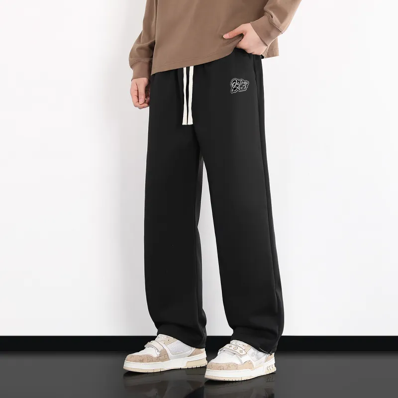 Small Columns Under The Sea Knitted Sports Pants Unisex-3