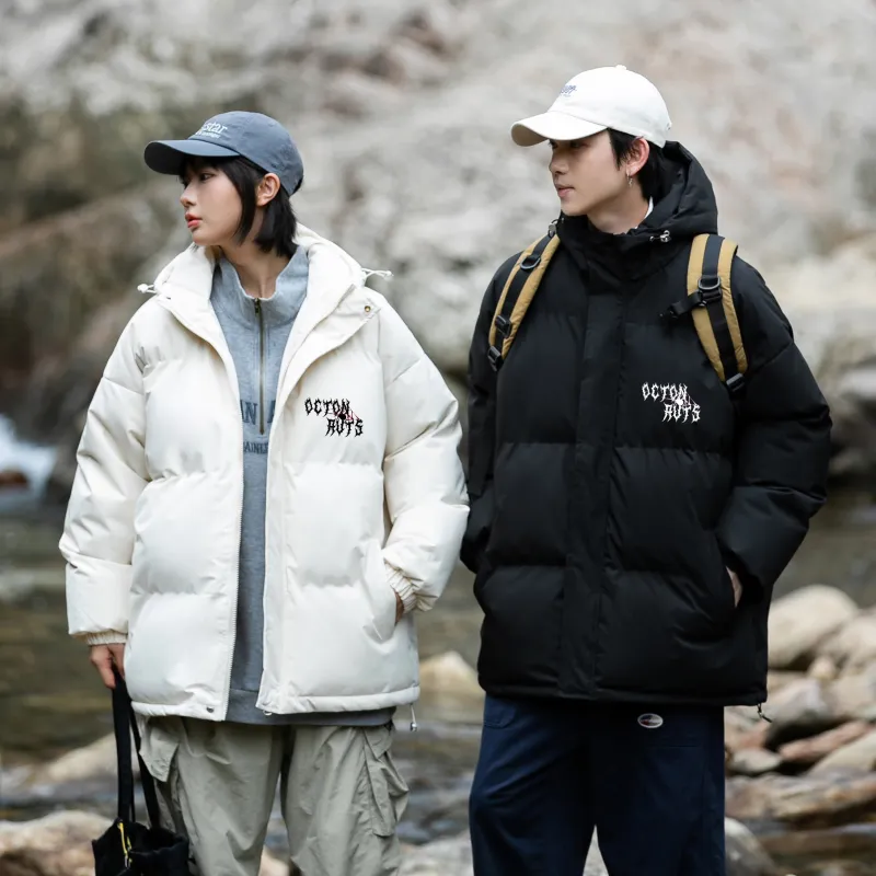 Small Columns Under The Sea Puffer Jacket Unisex-4