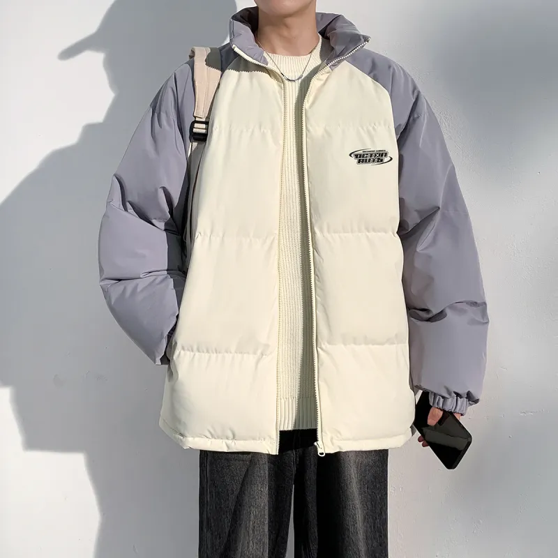 Small Columns Under The Sea Puffer Jacket Unisex-6