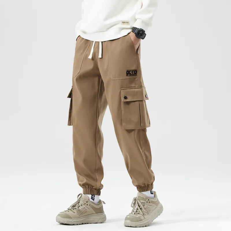 Small Columns Under The Sea Cargo Pants Unisex-4