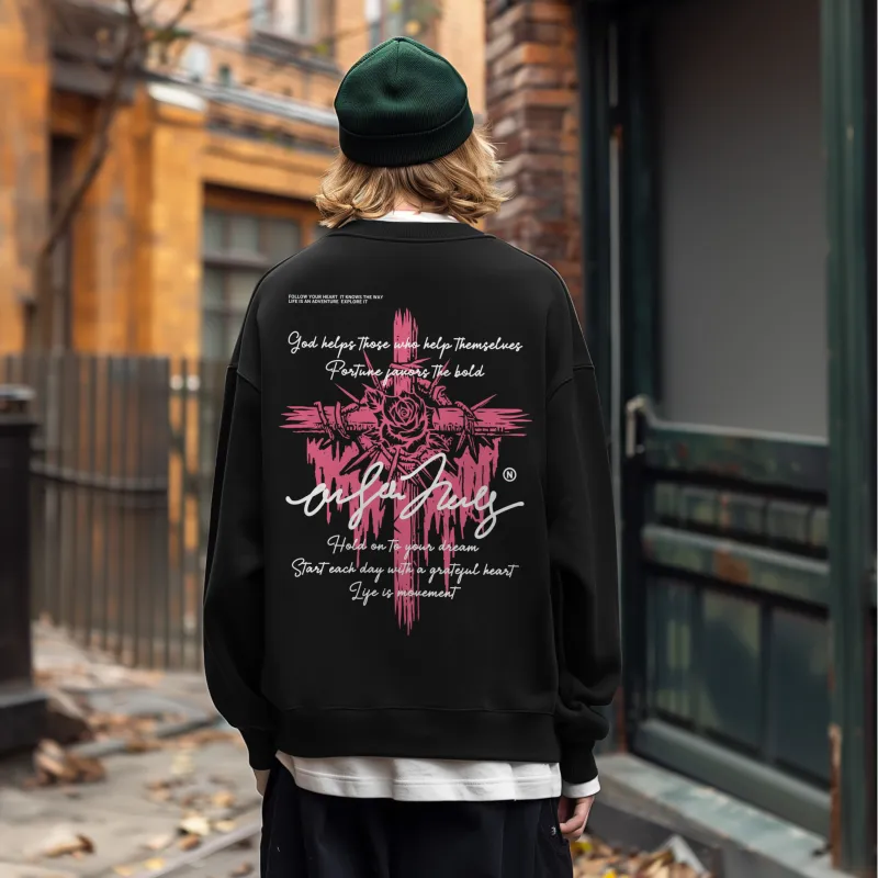 Small Columns Under The Sea Sweatshirt Unisex-24