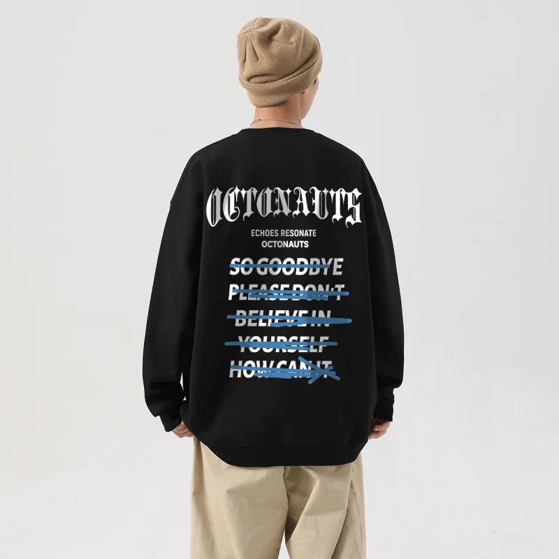 Small Columns Under The Sea Sweatshirt Unisex-2