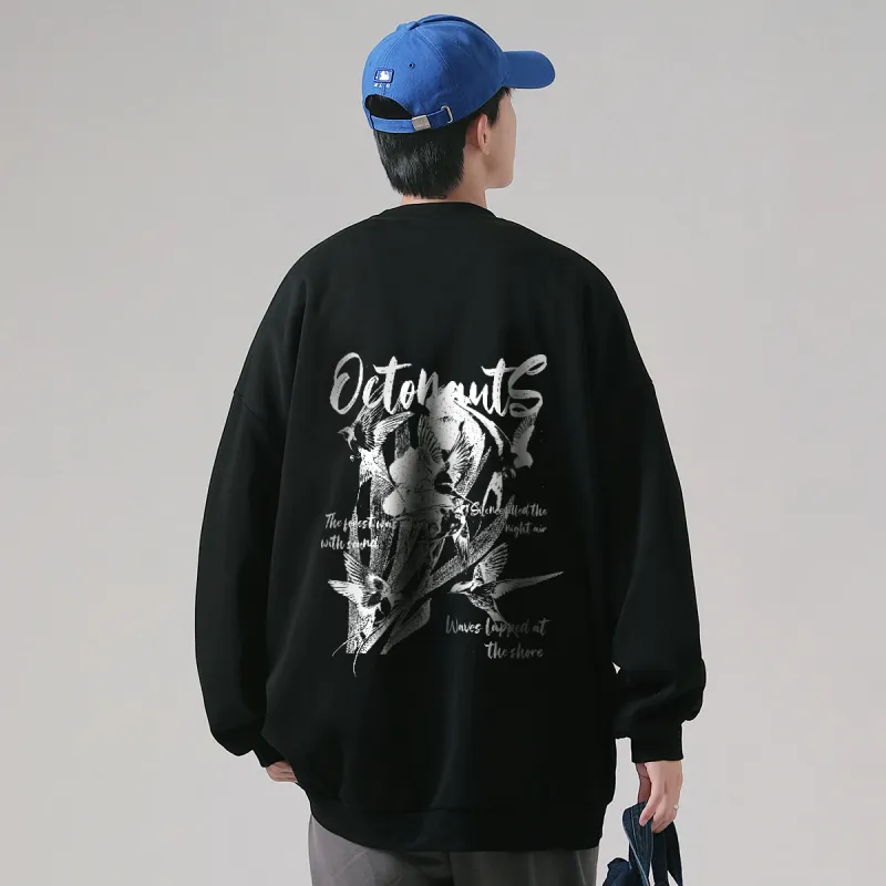 Small Columns Under The Sea Sweatshirt Unisex-3