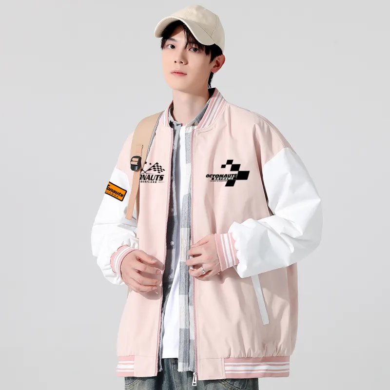 Small Columns Under The Sea Baseball Jacket Unisex-10