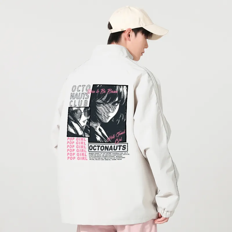 Small Columns Under The Sea Jackets Coats Unisex-7