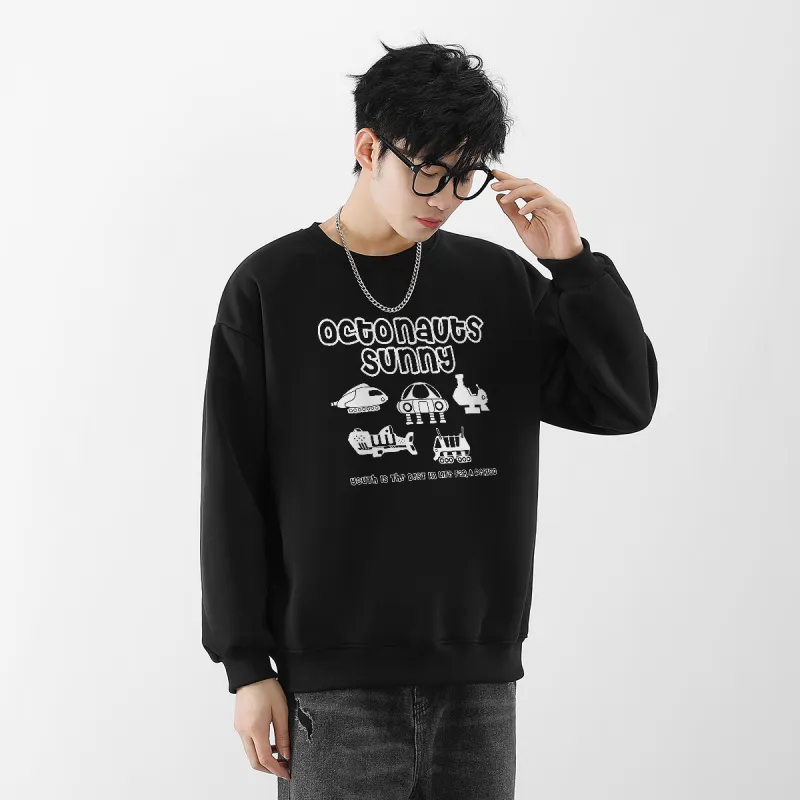 Small Columns Under The Sea Sweatshirt Unisex-9