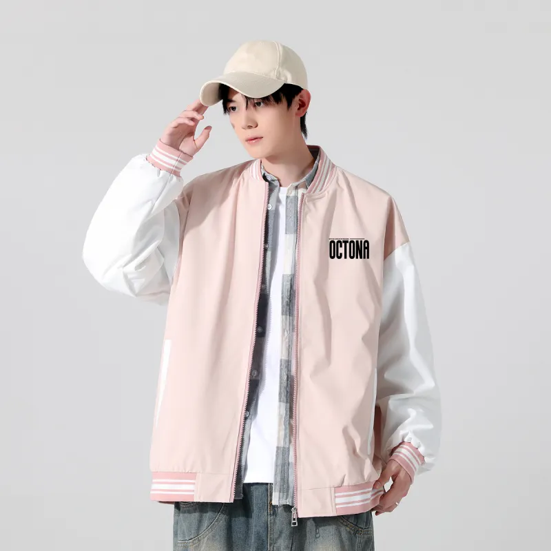 Small Columns Under The Sea Baseball Jacket Unisex-12