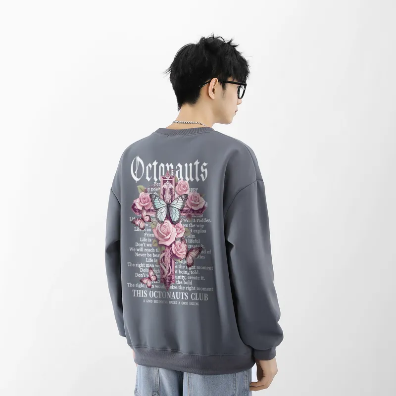 Small Columns Under The Sea Sweatshirt Unisex-20