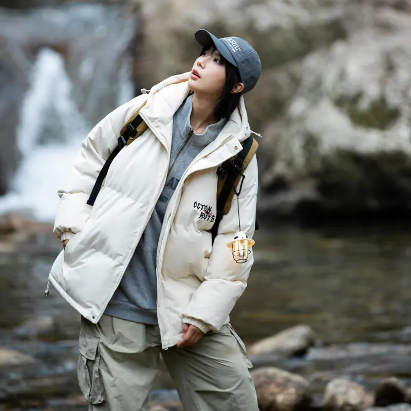 Small Columns Under The Sea Puffer Jacket Unisex-9