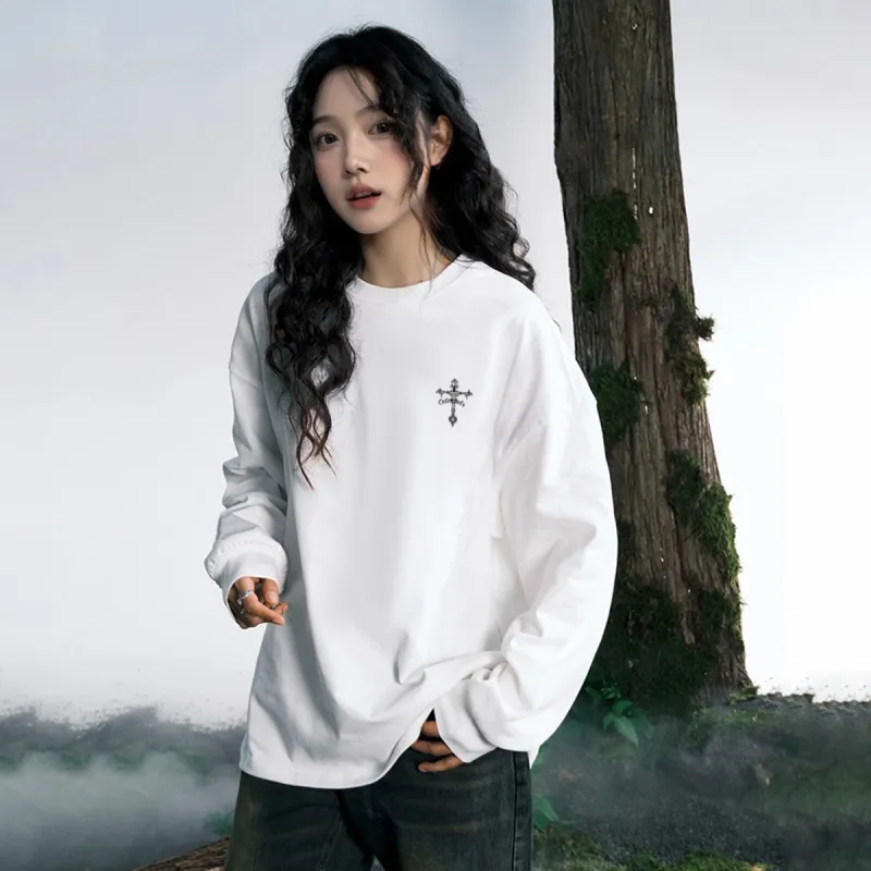 Small Columns Under The Sea Long Sleeved T Shirts Unisex-3