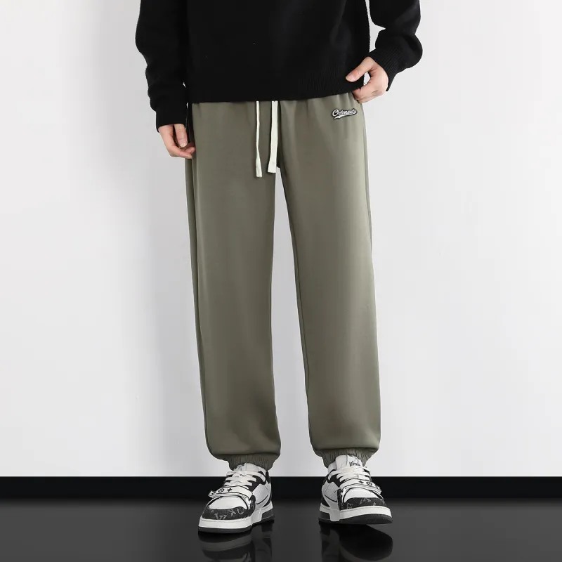 Small Columns Under The Sea Knitted Sports Pants Unisex-5