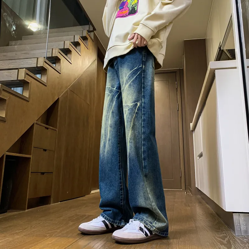 Small Columns Under The Sea Jeans Unisex-7