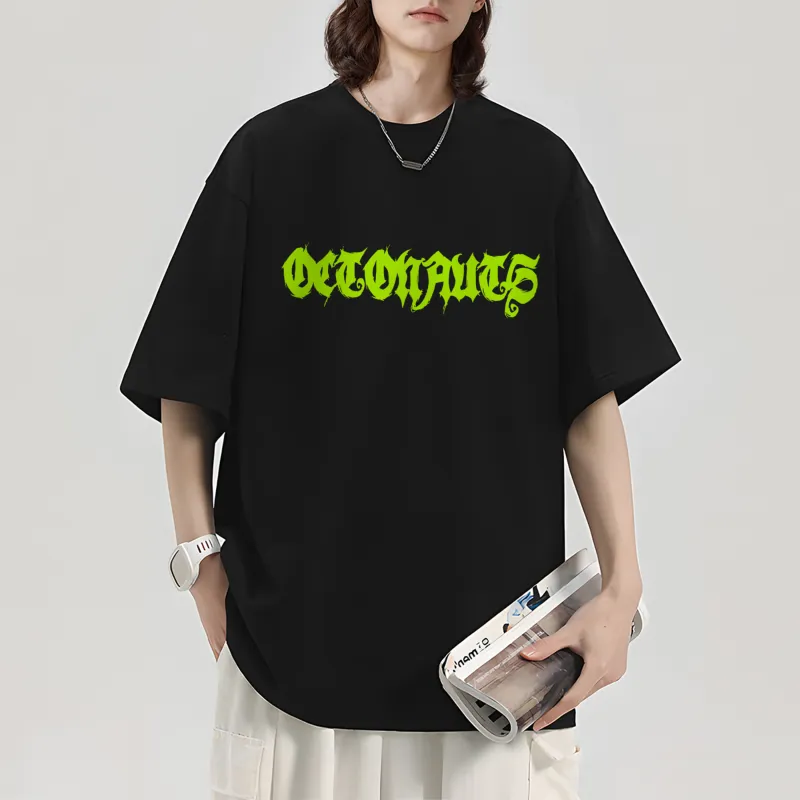Small Columns Under The Sea Short Sleeved T Shirts Unisex White-15
