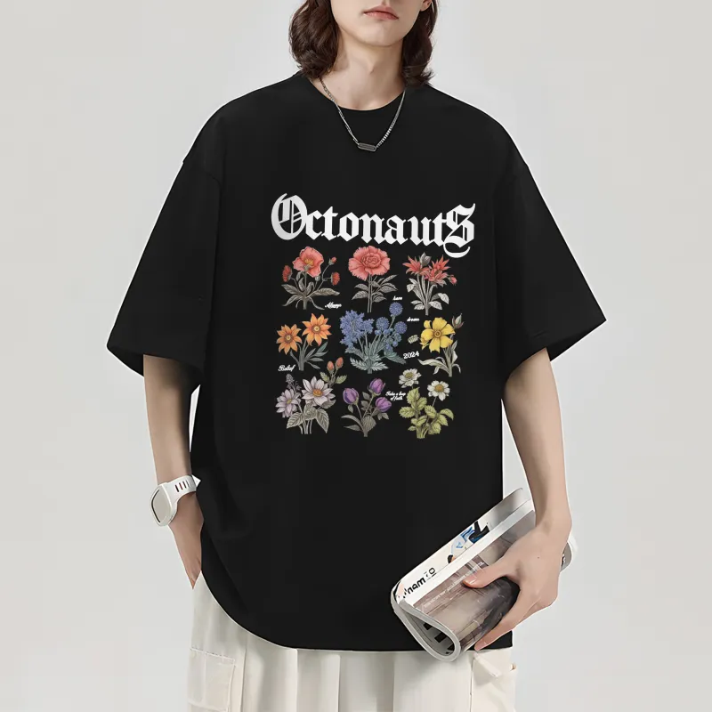 Small Columns Under The Sea T Shirt Unisex White-8