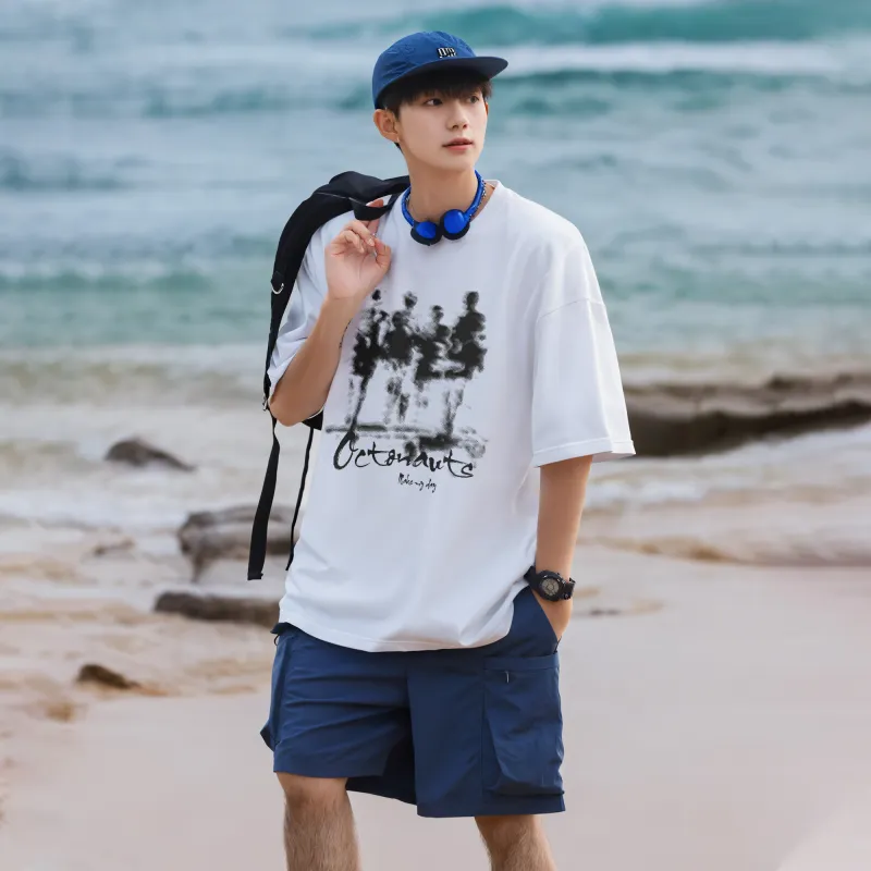 Small Columns Under The Sea T Shirt Unisex-5