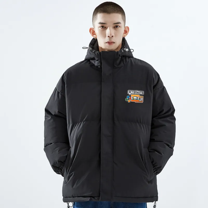 Small Columns Under The Sea Puffer Jacket Unisex-3