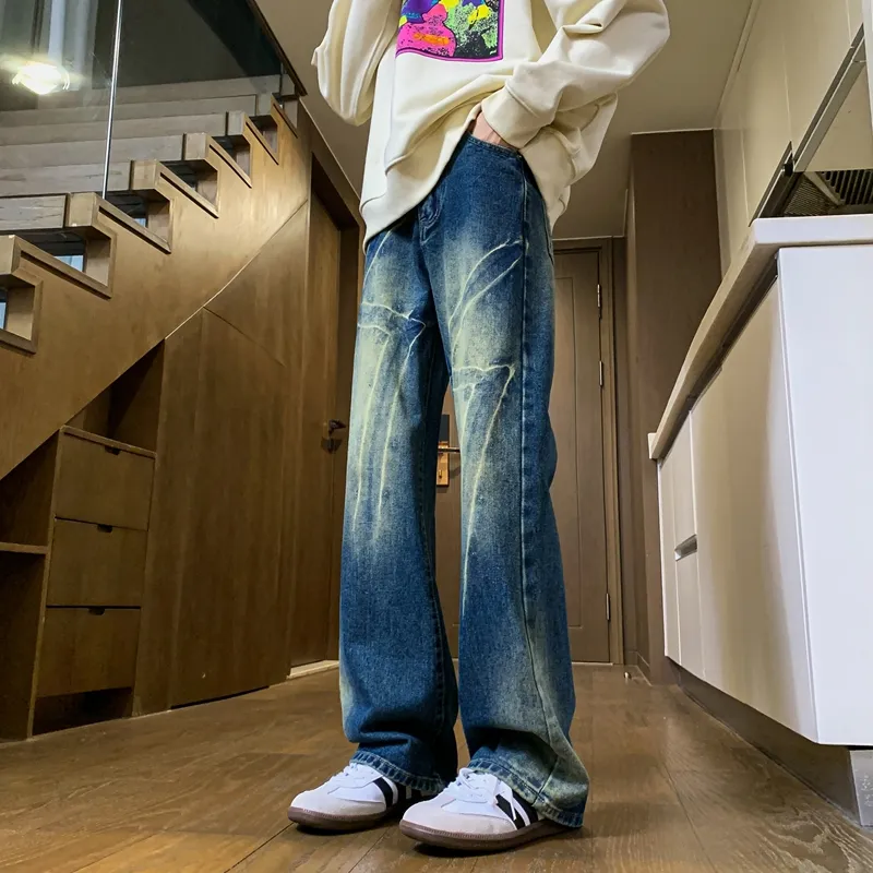 Small Columns Under The Sea Jeans Unisex-8