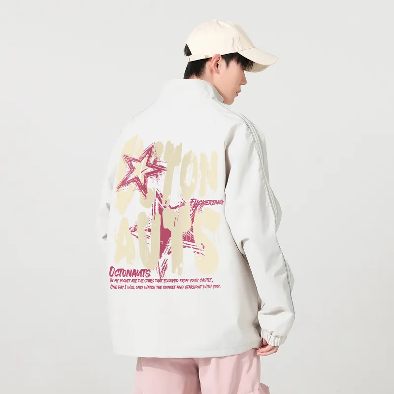 Small Columns Under The Sea Jackets Coats Unisex-8