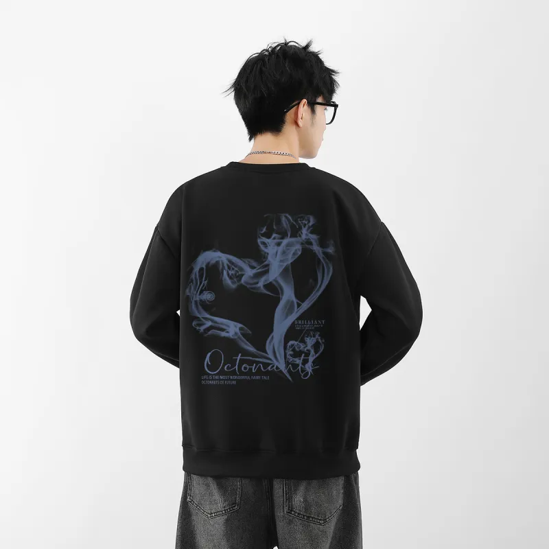 Small Columns Under The Sea Sweatshirt Set Unisex-36