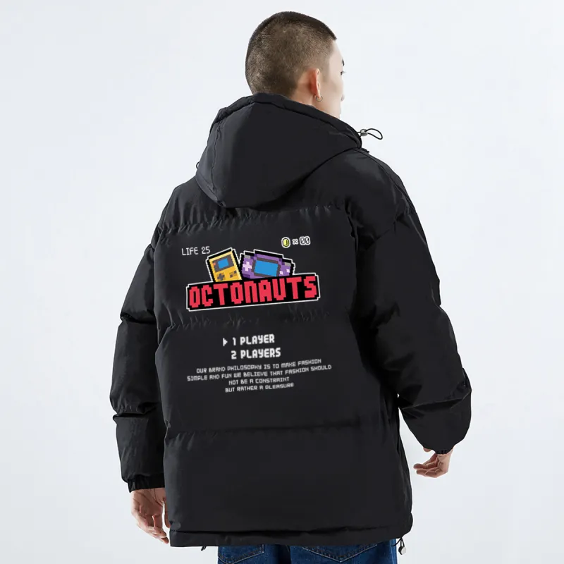 Small Columns Under The Sea Puffer Jacket Unisex-2