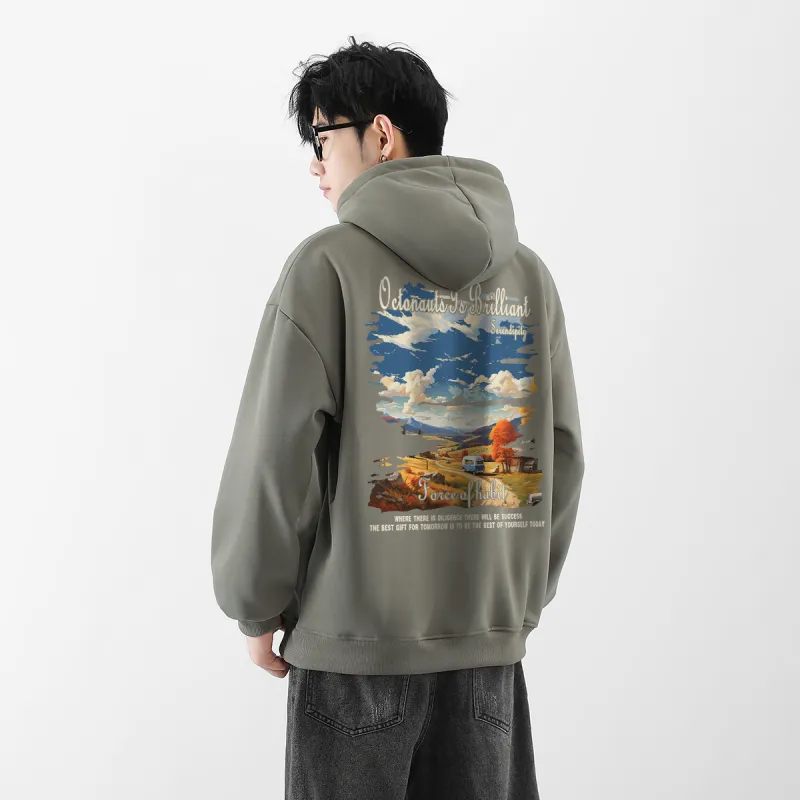Small Columns Under The Sea Hoodie Unisex-8
