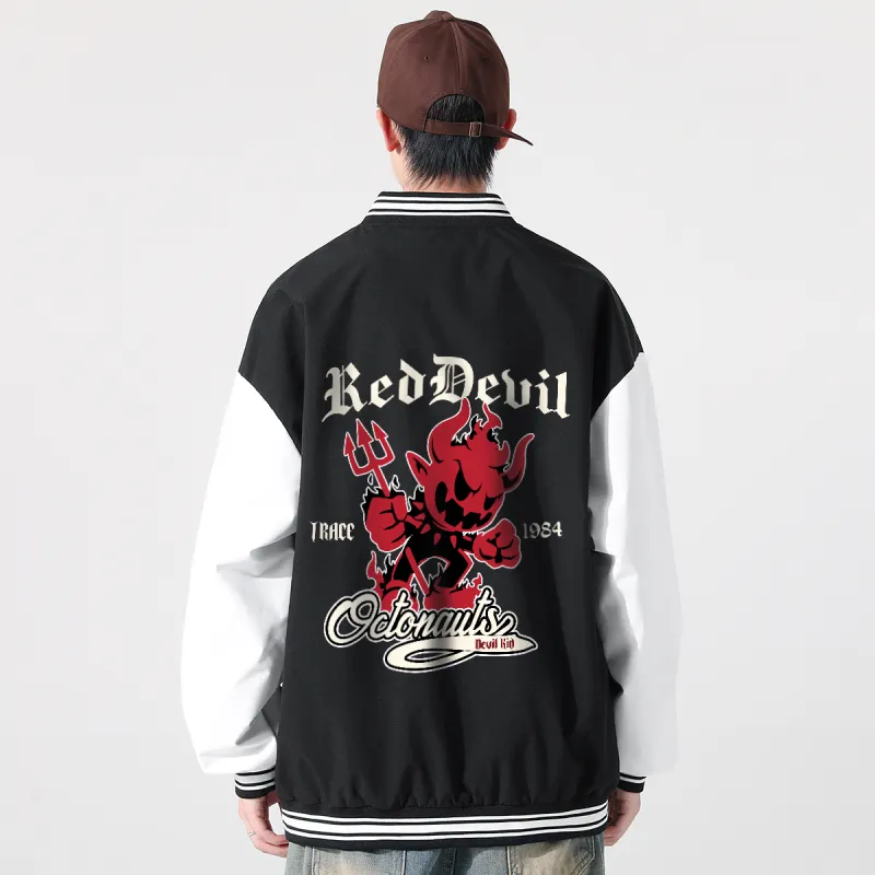Small Columns Under The Sea Baseball Jacket Unisex-3