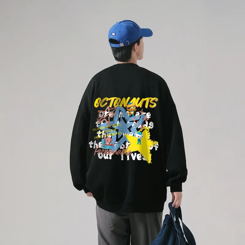 Small Columns Under The Sea Sweatshirt Unisex-2