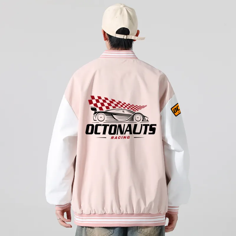 Small Columns Under The Sea Baseball Jacket Unisex-11