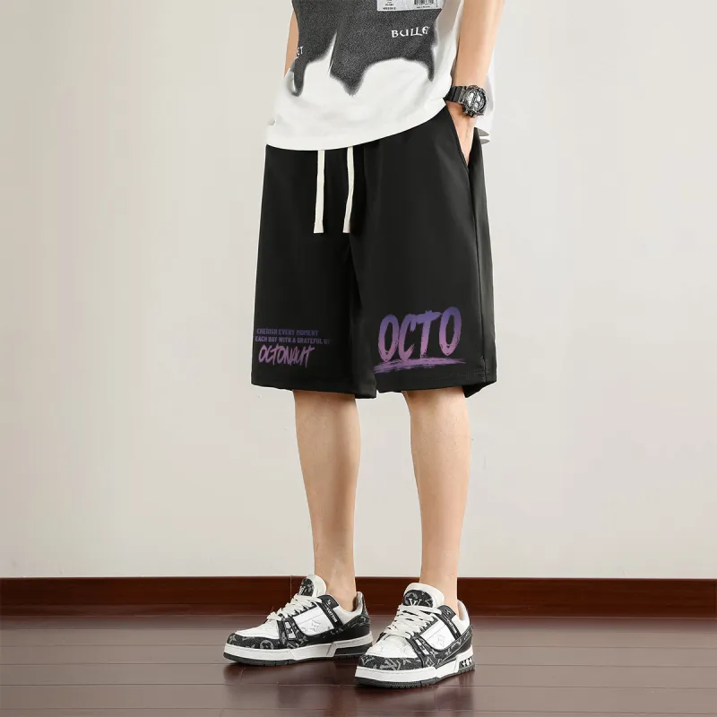 Small Columns Under The Sea Casual Shorts Unisex-2