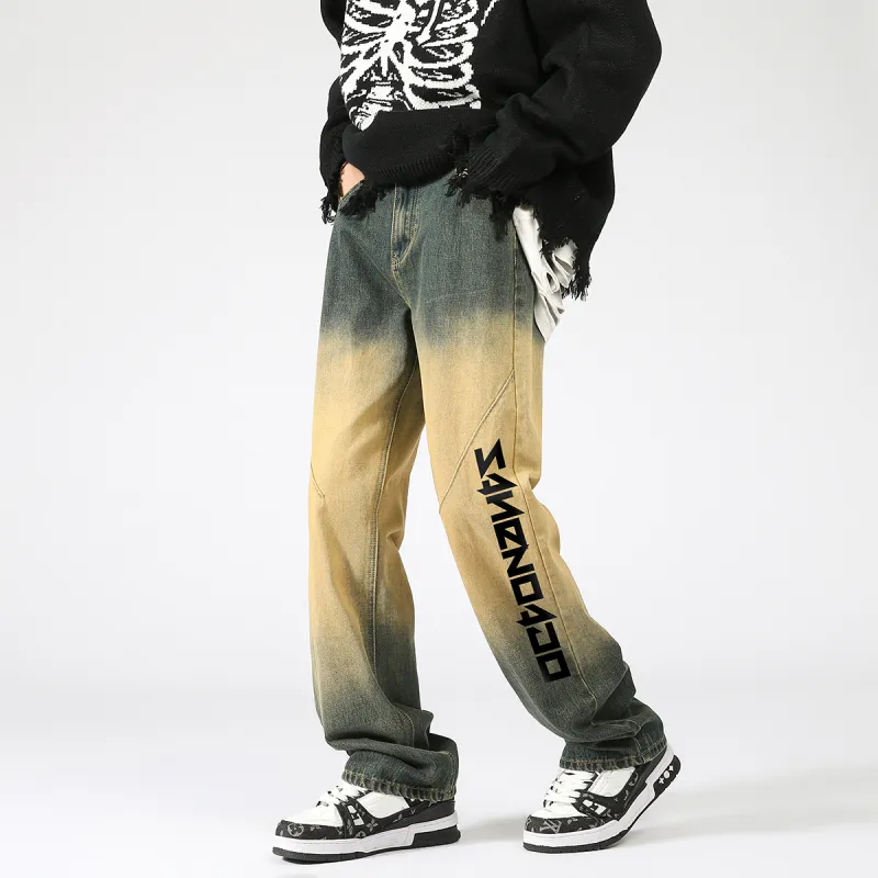 Small Columns Under The Sea Jeans Unisex-10