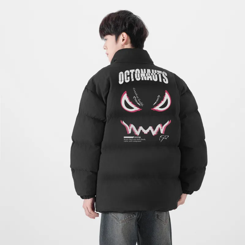 Small Columns Under The Sea Puffer Jacket Unisex-2