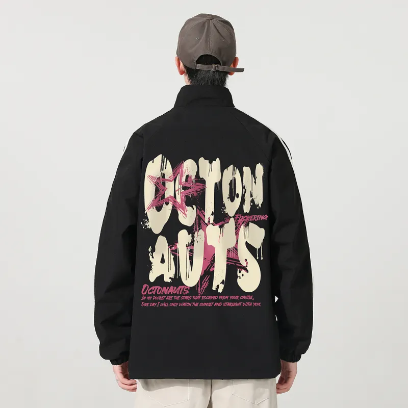 Small Columns Under The Sea Jackets Coats Unisex-3