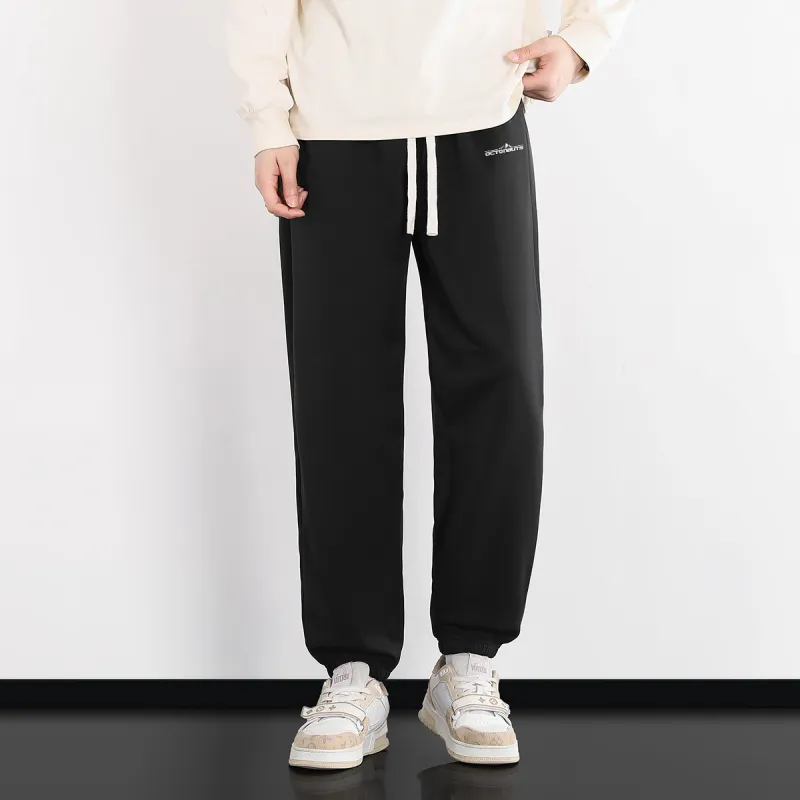 Small Columns Under The Sea Knitted Sports Pants Unisex-16