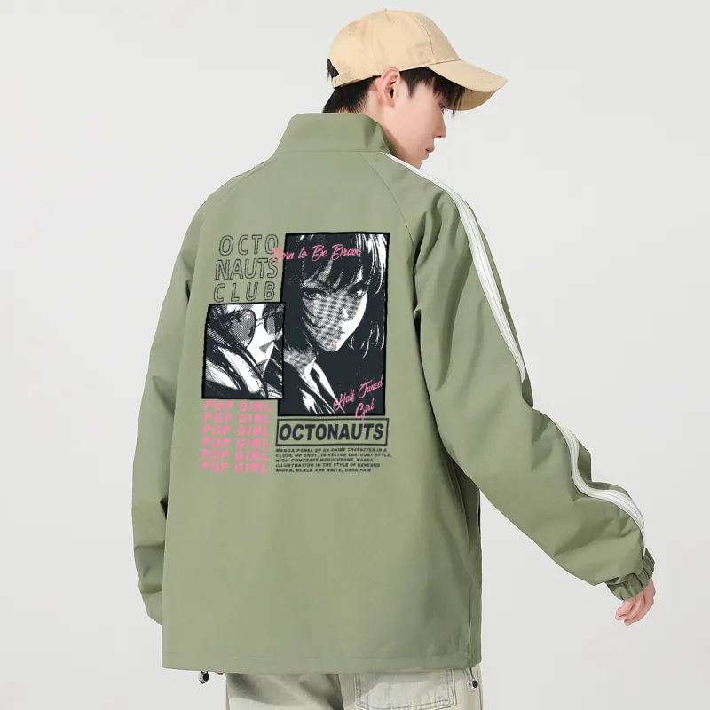 Small Columns Under The Sea Jackets Coats Unisex-11