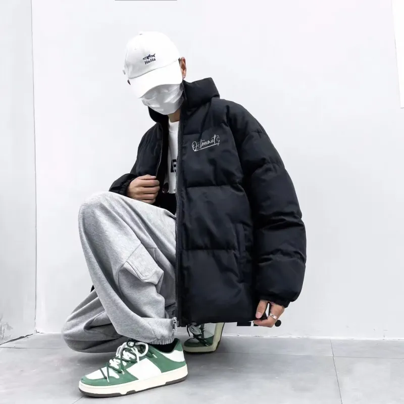 Small Columns Under The Sea Puffer Jacket Unisex-4