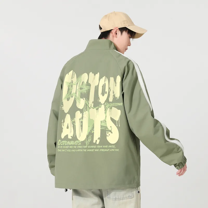 Small Columns Under The Sea Jackets Coats Unisex-13