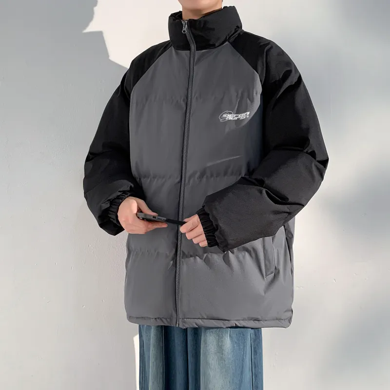 Small Columns Under The Sea Puffer Jacket Unisex-11