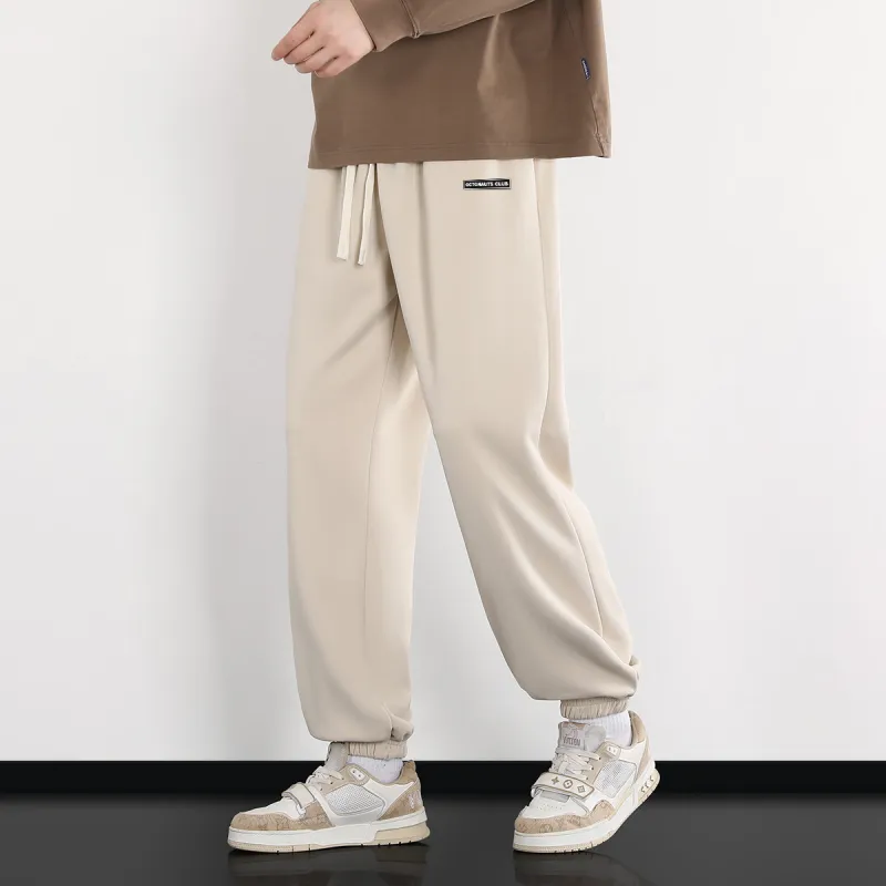 Small Columns Under The Sea Knitted Sports Pants Unisex-22