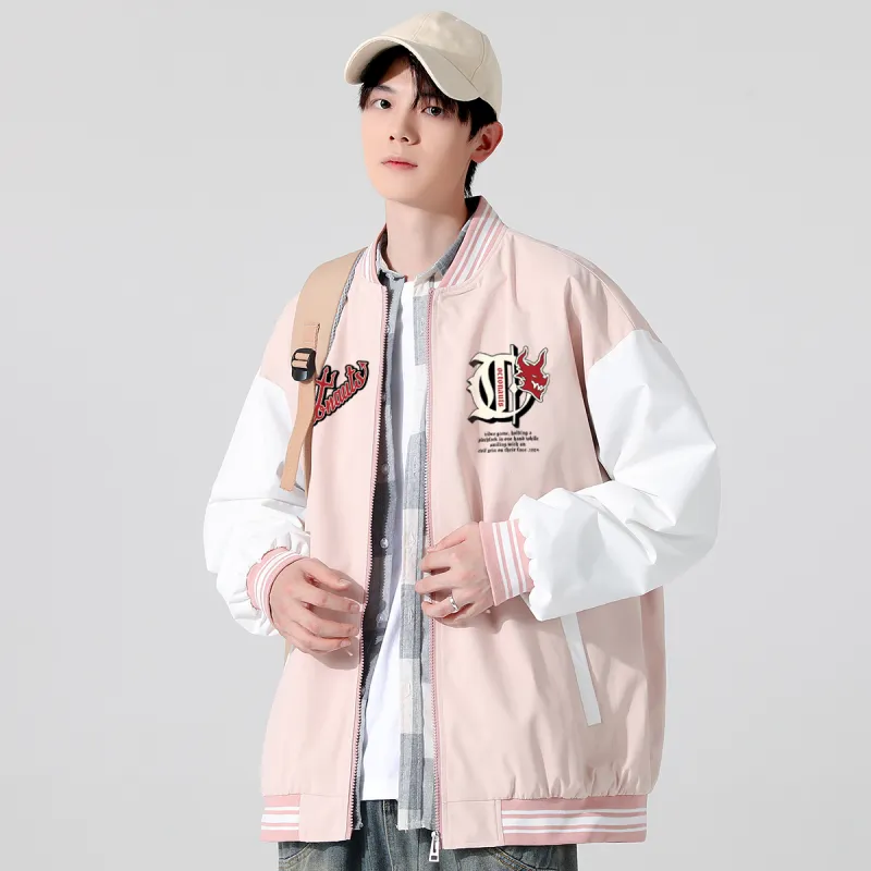 Small Columns Under The Sea Baseball Jacket Unisex-12