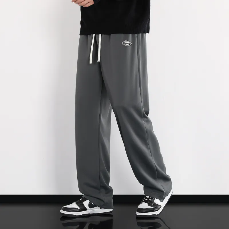 Small Columns Under The Sea Knitted Sports Pants Unisex-22