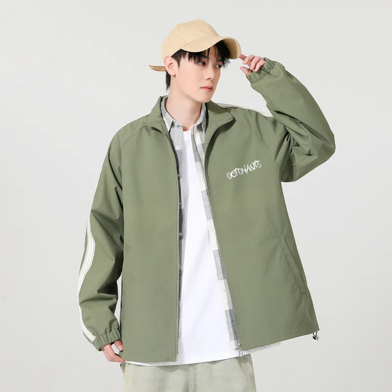 Small Columns Under The Sea Jackets Coats Unisex-11