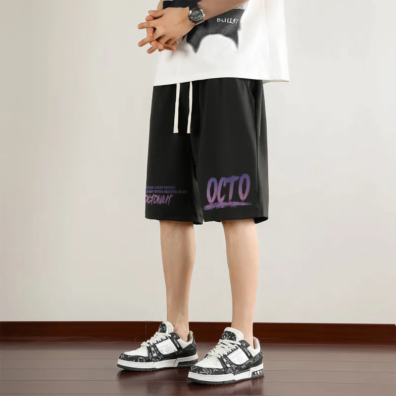 Small Columns Under The Sea Casual Shorts Unisex-3