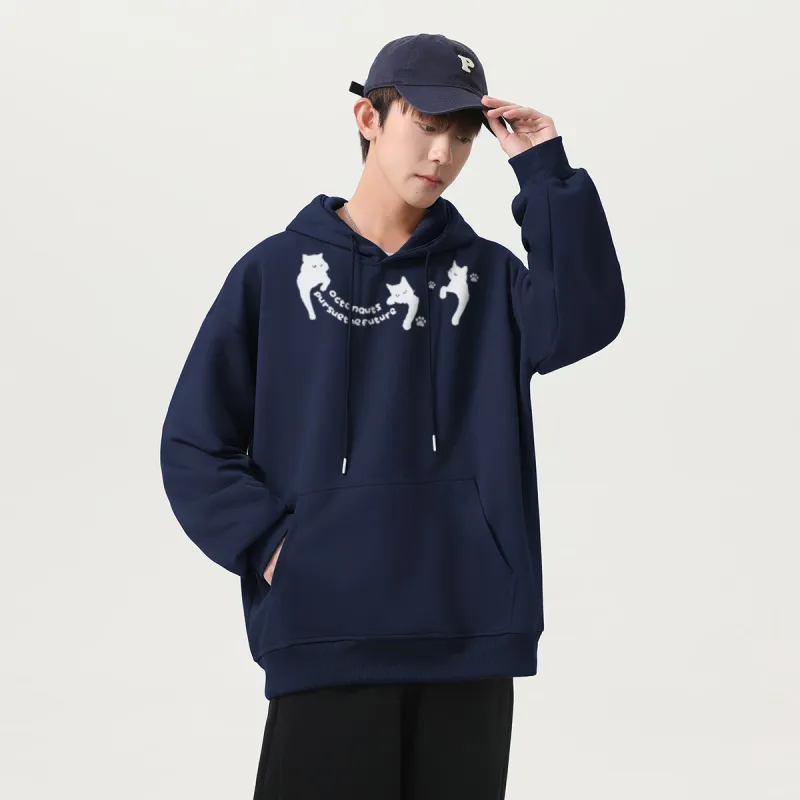 Small Columns Under The Sea Sweatshirt Set Unisex-5
