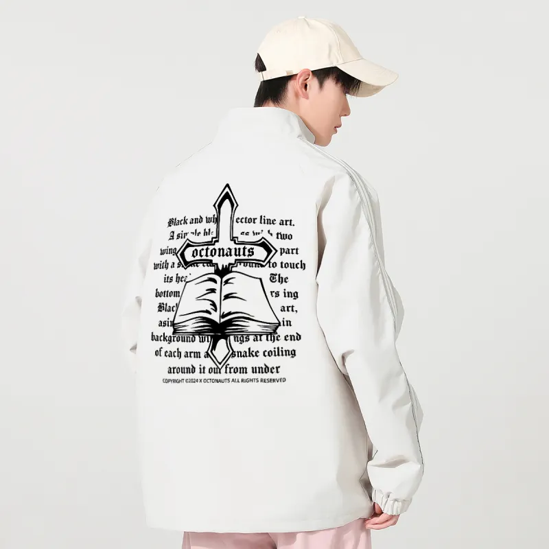 Small Columns Under The Sea Jackets Coats Unisex-7