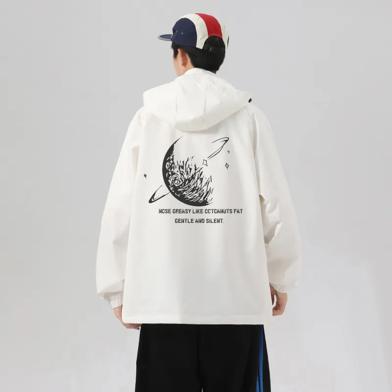 Small Columns Under The Sea Jackets Coats Unisex-9