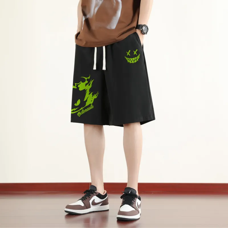 Small Columns Under The Sea Casual Shorts Unisex-7