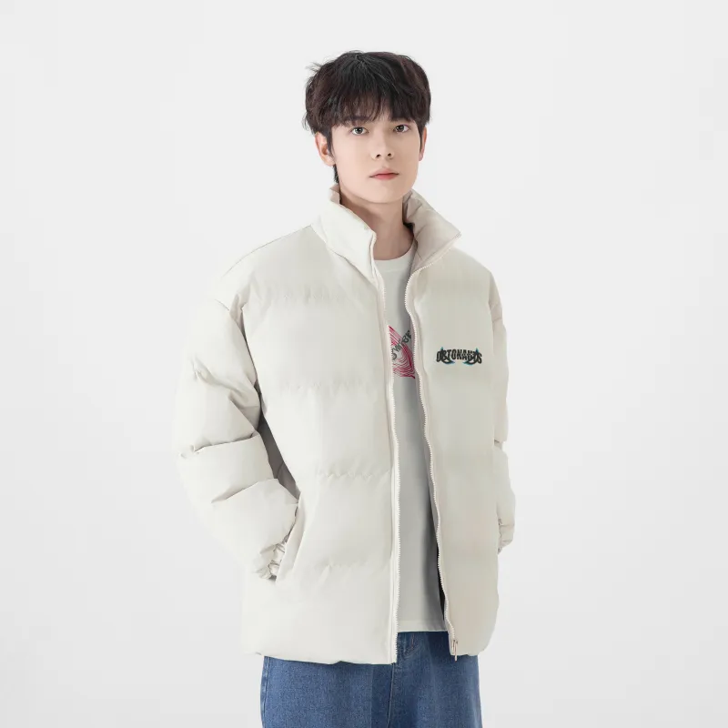 Small Columns Under The Sea Puffer Jacket Unisex-8